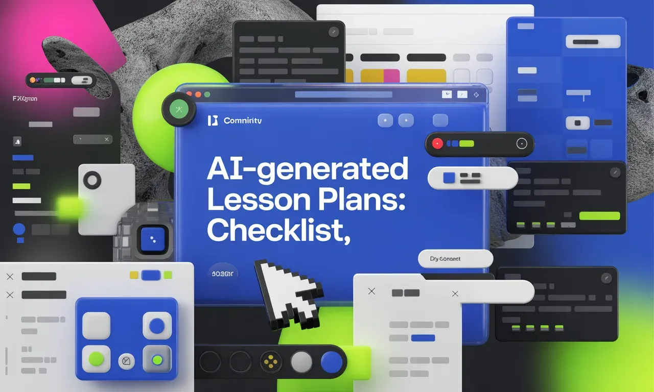 AI-Generated Lesson Plans: Checklist
