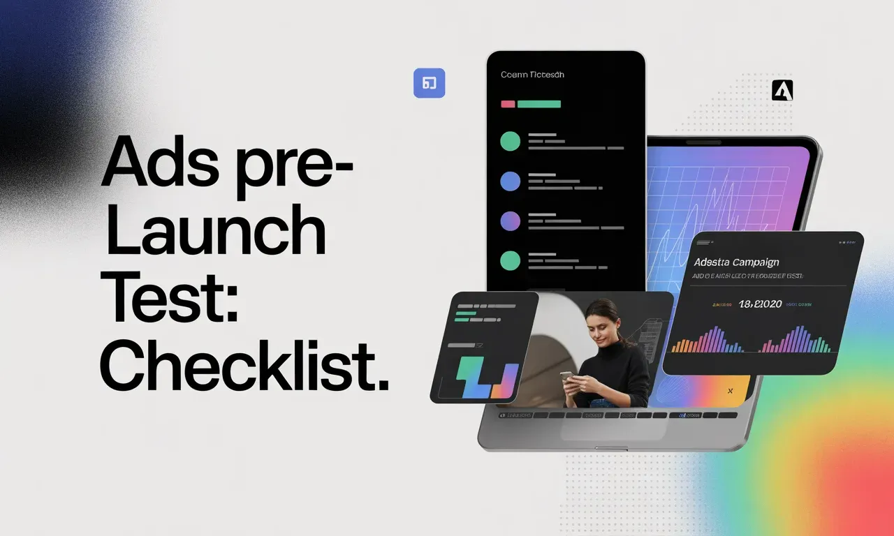 Ads Pre-Launch Test: Checklist