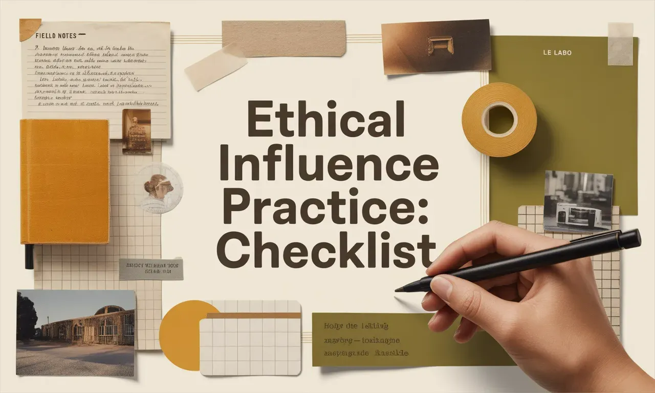 Ethical Influence Practice: Checklist