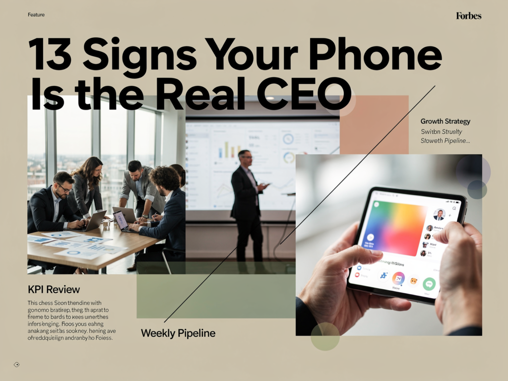 13 Signs Your Phone Is the Real CEO
