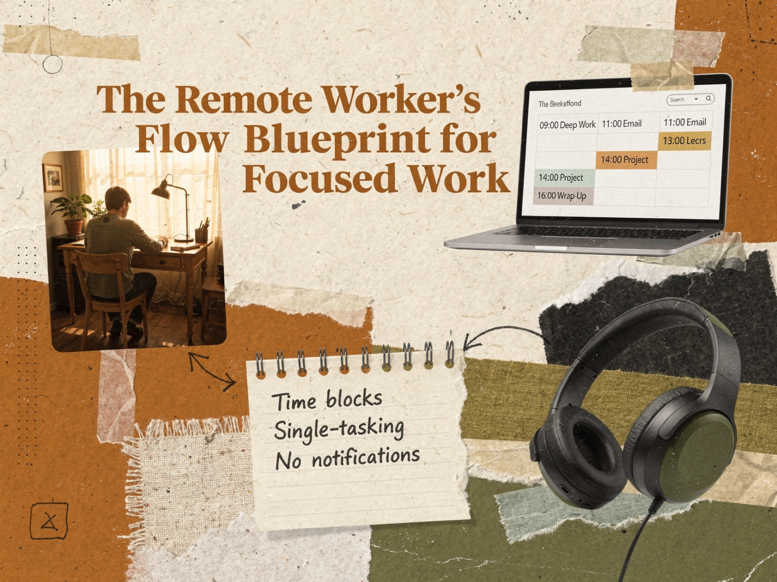 The Remote Worker’s Flow Blueprint for Focused Wor