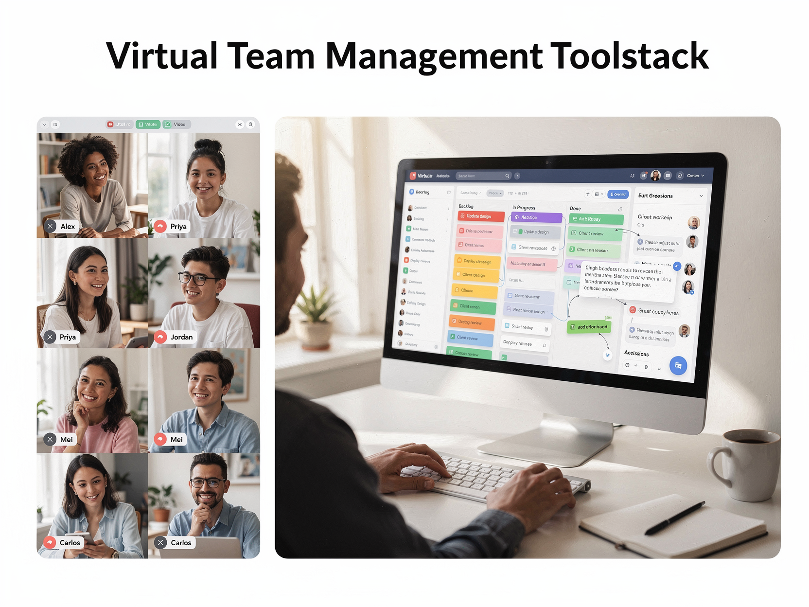 Virtual Team Management Toolstack for Remote Teams