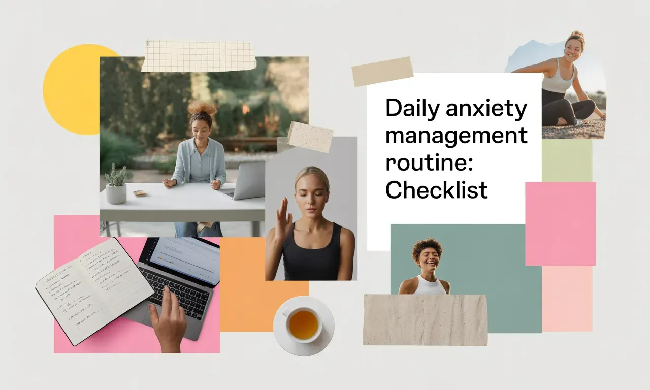 Daily Anxiety Management Routine: Checklist